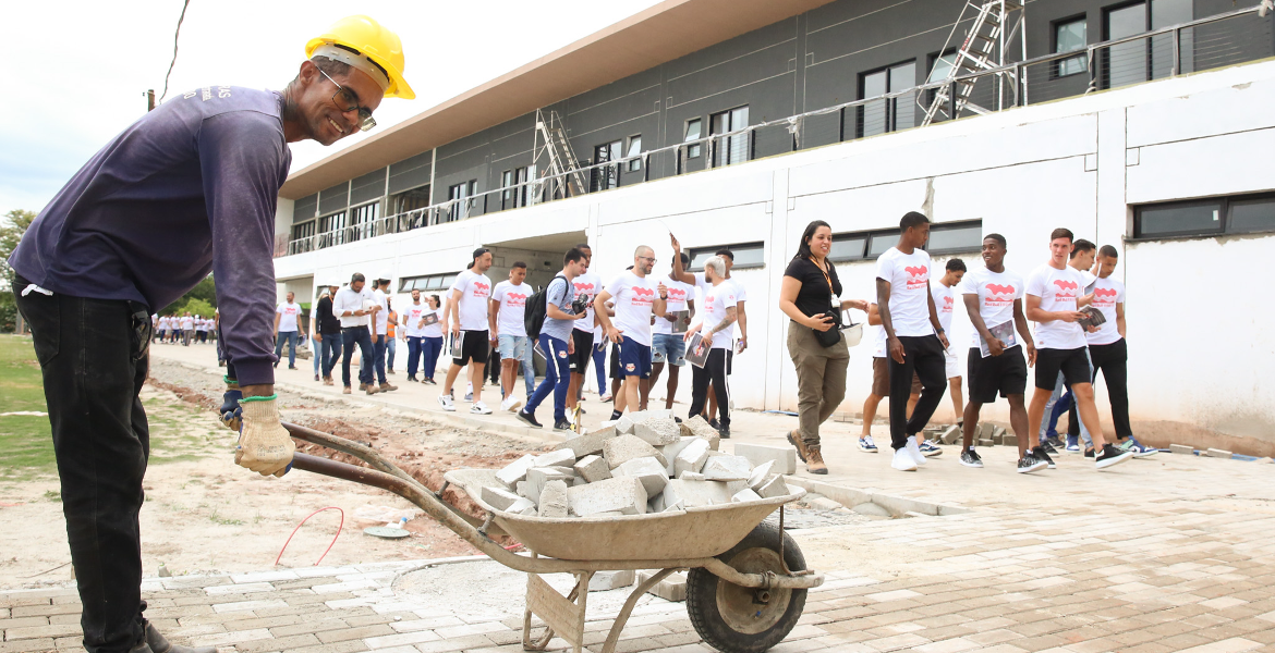 Visita ao novo Centro de Treinamento