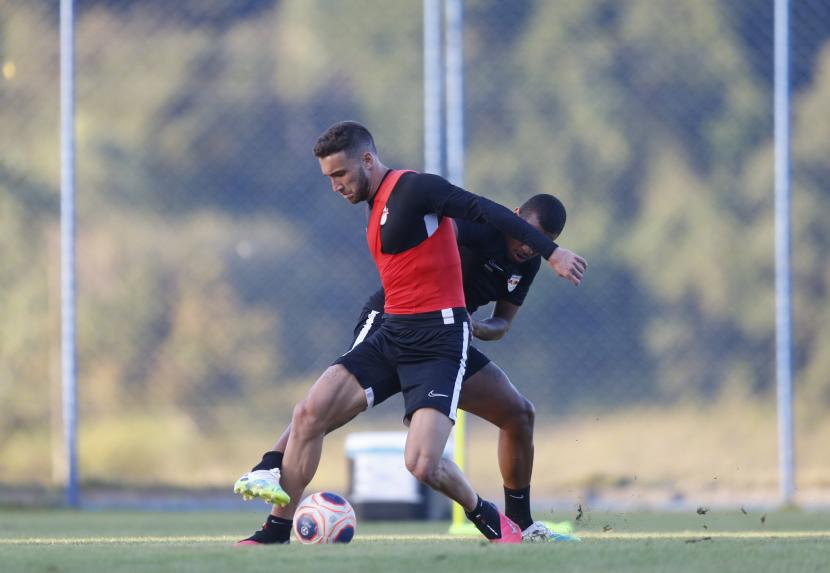 Treinando normalmente desde o dia 1º de julho